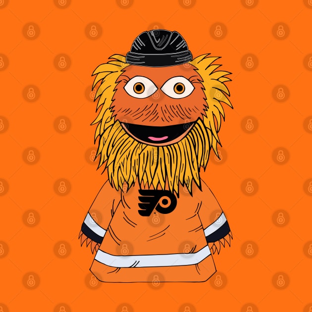 Gritty The Mascot! by Brains