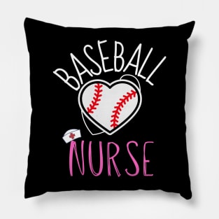 BASEBALL Nurse Funny BASEBALL & Nursing Pillow