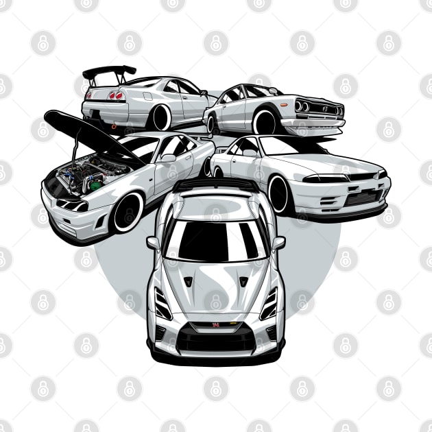 Silver GTR collection by KaroCars