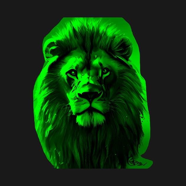 Green Lion by Inverted World