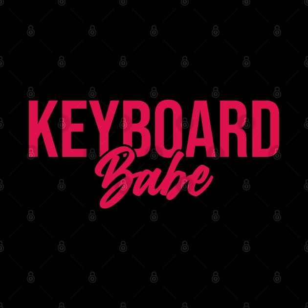 Keyboard babe musician student gift by NeedsFulfilled