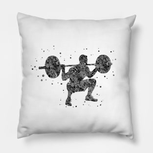 Male deadlift pick Pillow