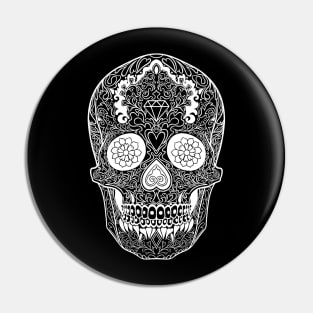 Sugar skull Pin