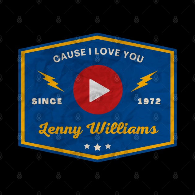 Lenny Williams // Play Button by Blue betta