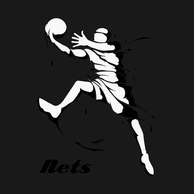 Brooklyn Nets Fans - NBA T-shirt by info@dopositive.co.uk