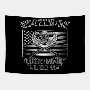 Airborne Infantry- All The Way Tapestry