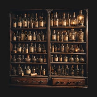 The Haunted Apothecary's Cabinet T-Shirt
