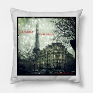 Je t'aime mon amour Pillow