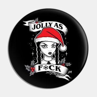 Wednesday Addams Christmas Pin