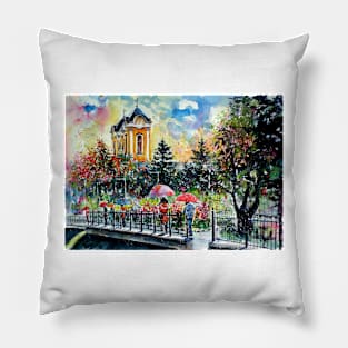 Battonya city Pillow