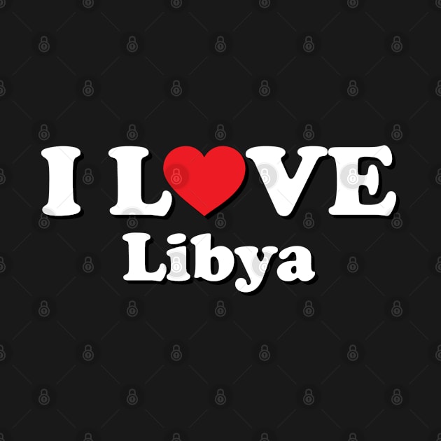 I Love Libya by Ericokore