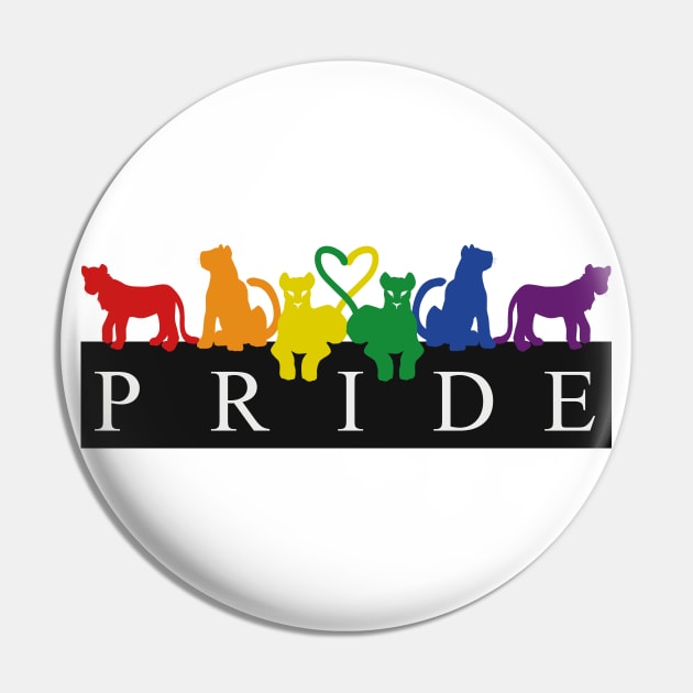 Gay Lion Pride Pin by Ausplosion