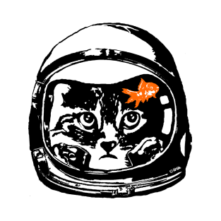 Space Cat and the Goldfish T-Shirt