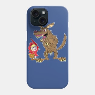 Red Riding Hood and Big Bad Wolf Phone Case