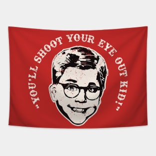 Ralphie You'll Shoot Your Eye Out Kid Christmas Story Tapestry