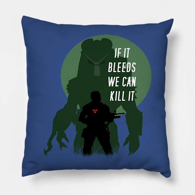 Predator Movie Quote Pillow by PoetandChef