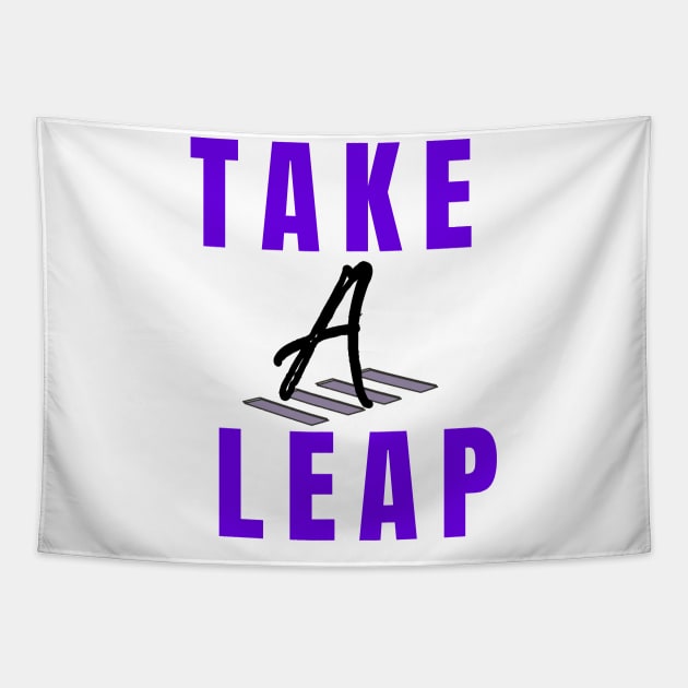 Take a leap Tapestry by designfurry 