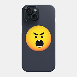 Angry Smiley Face Phone Case