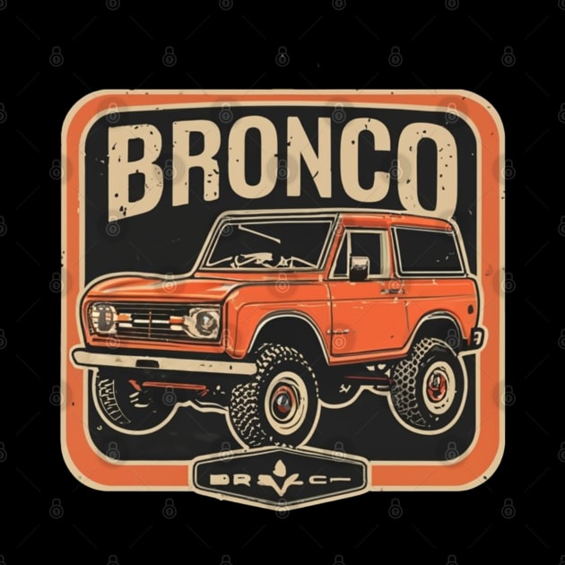 Retro 1987-1991 Ford Bronco w/Tires by Aldrvnd