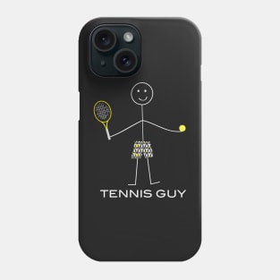 Funny Mens Tennis Guy Phone Case