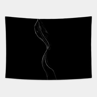 woman silhouette Tapestry