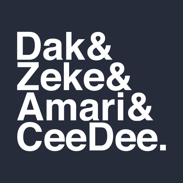 Discover Dak & Zeke & Amari & CeeDee - Dallas - T-Shirt