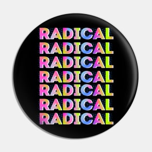 Radical typography Pin