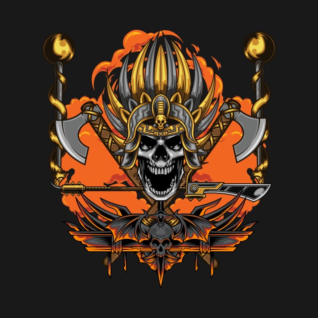 Ethnic Skull Wizard by Harrisaputra