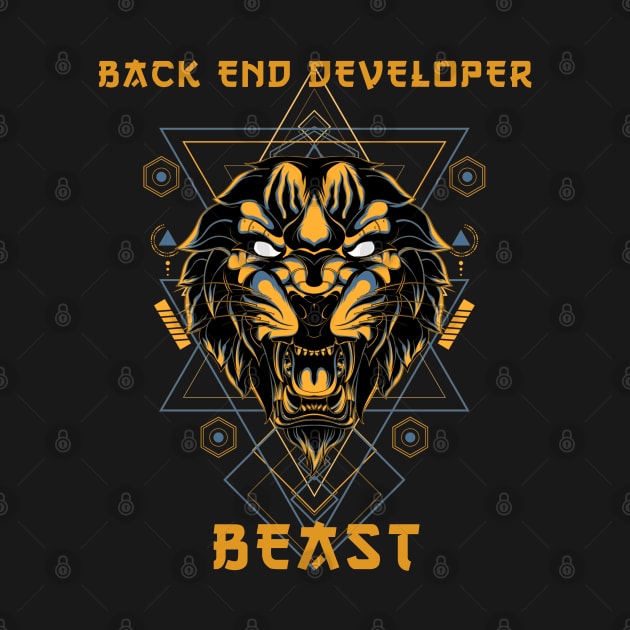 Back End Developer Beast by Cyber Club Tees