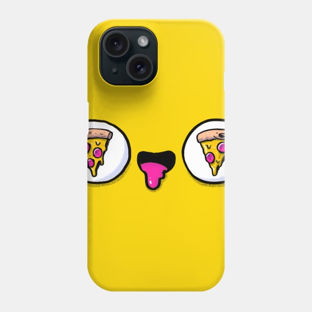 Eye Love Pizza Phone Case by natebear