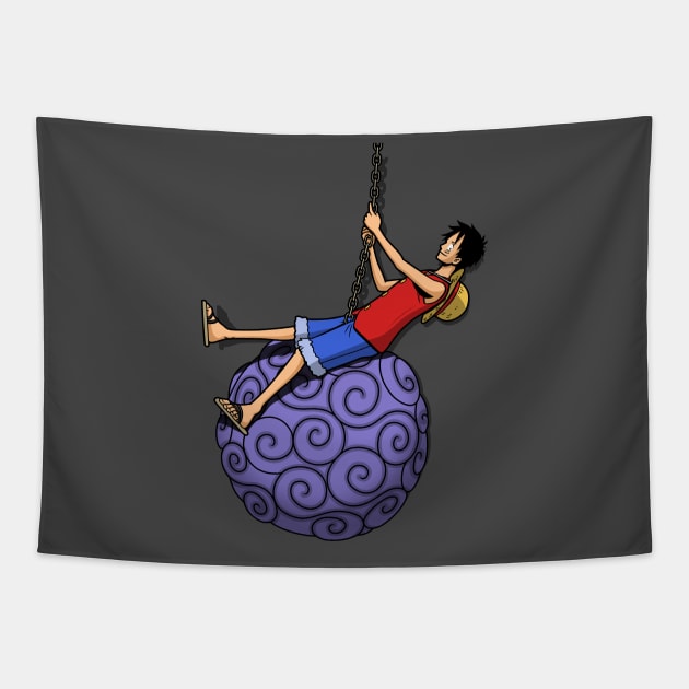 Wrecking Ball Anime Manga Funny Pirate Music Video Parody Tapestry by BoggsNicolas