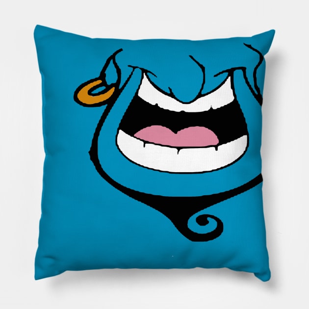 Genie Face Pillow by magicmirror