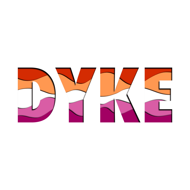 Paper Cut Dyke by JustGottaDraw