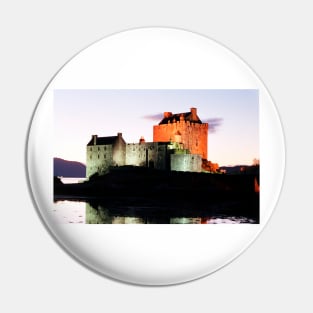 Eilean Donan Castle  at night , the Highlands ,  Scotland Pin