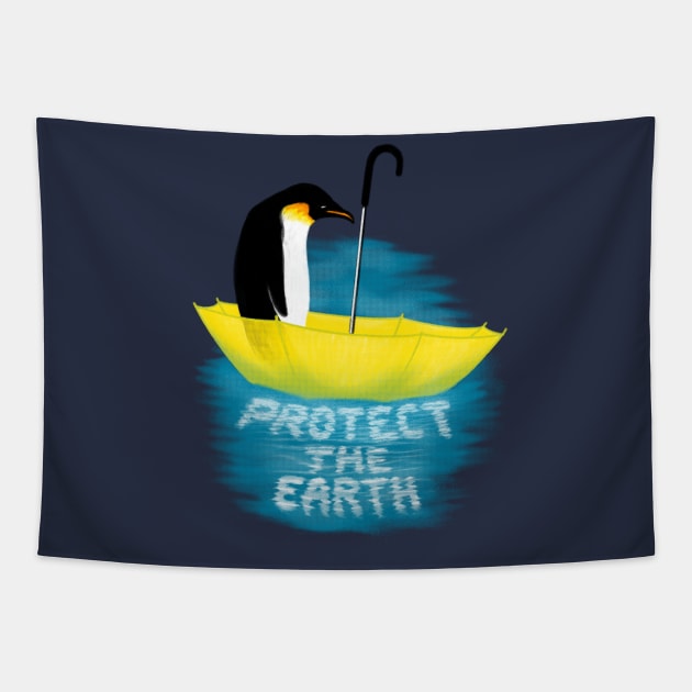 Protect the Earth Tapestry by rakelittle