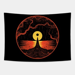 Spooky Halloween - Haunted Forest - Eerie Art - "The Grove of Doom" Tapestry