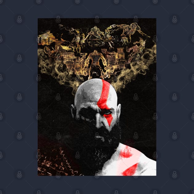 Kratos God Of War by Insanity_Saint