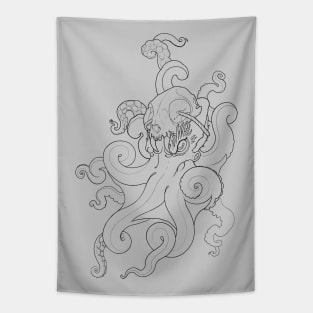 Octopussy (Black) Tapestry