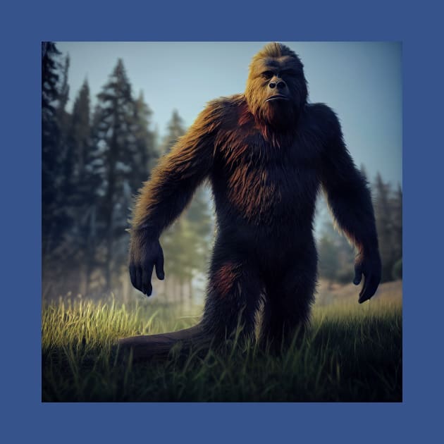 Sasquatch in Nature by Grassroots Green