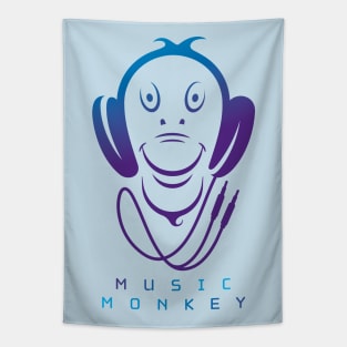 Music Monkey Tapestry