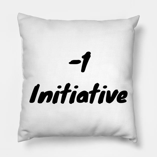 -1 Initiative Pillow by DennisMcCarson