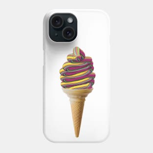 Trippy Soft Serve Cone Phone Case