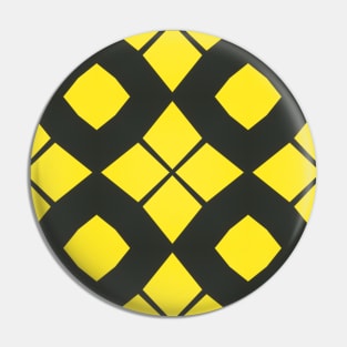 Black and Yellow Honey Bee Colors Pattern 1 Pin