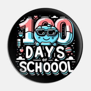 100 Days of School Pin