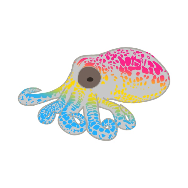 Pan Flag Spotted Octopus by nats-designs