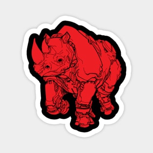 RoboRhino (redshape) Magnet