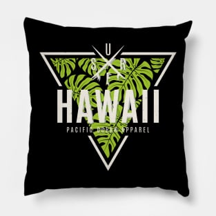 Hawaii surf design, print, typography Pillow