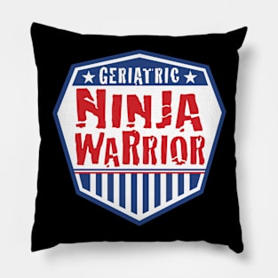 Geriatric Ninja Warrior Pillow