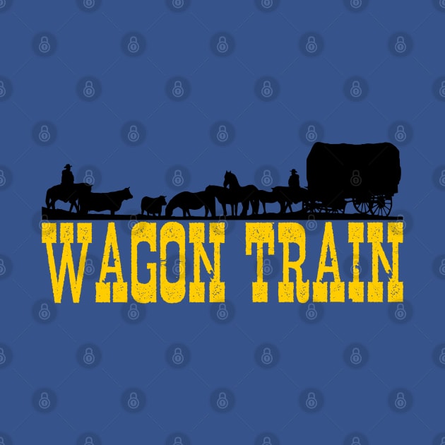 Wagon Train - Logo - 50s/60s Tv Western by wildzerouk