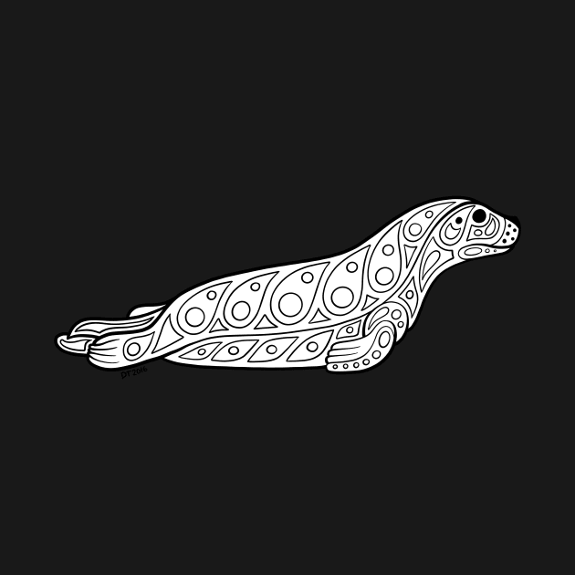 Native Inspired Harbor Seal by DahlisCrafter